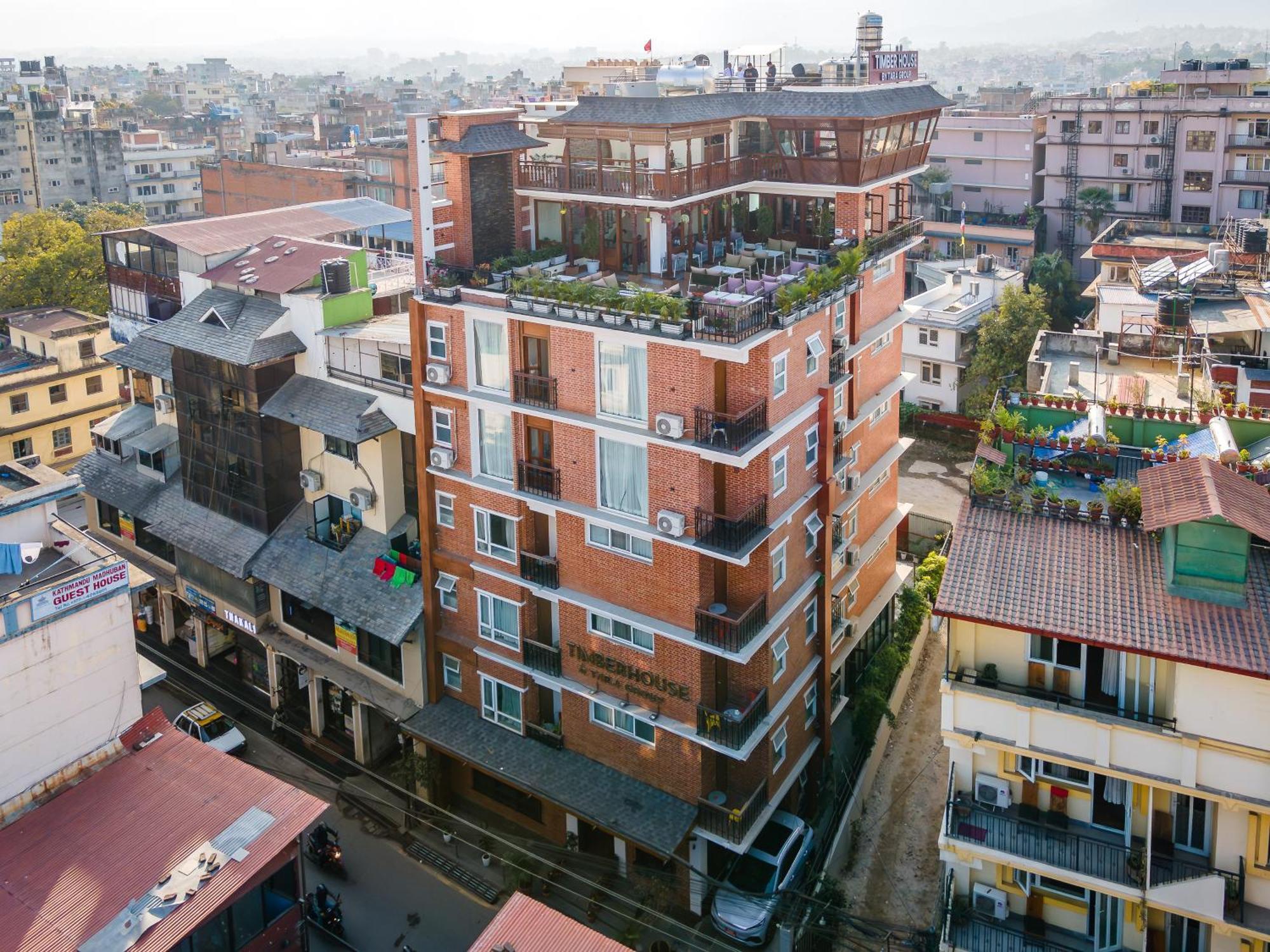 Timber House Hotel Kathmandu Bagian luar foto